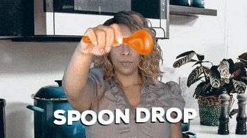 ComedianHollyLogan food hungry cooking chef GIF