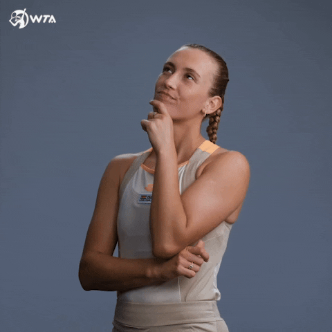 Ponder Elise Mertens GIF by WTA