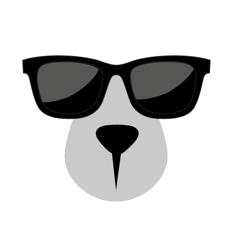 Urso de Óculos Sticker