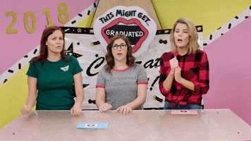 graduating grace helbig GIF by This Might Get