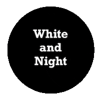 White And Night Sticker