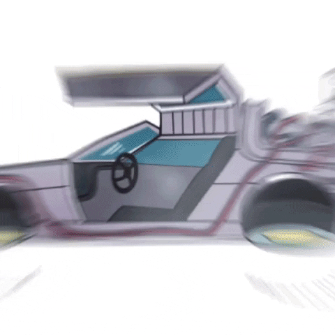 Driving Back To The Future GIF by Digital Muniz