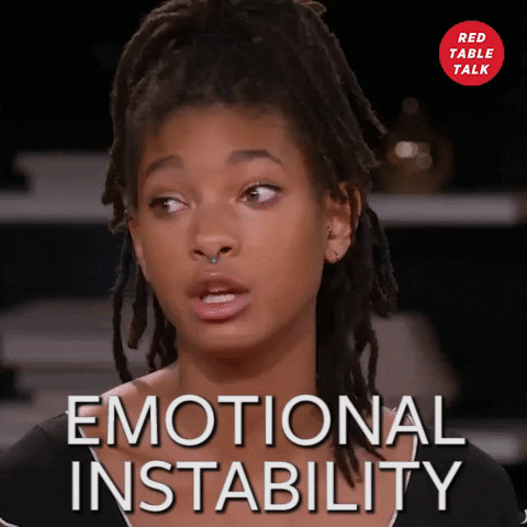 Willow Smith Emotional Instability GIF by Red Table Talk - Find & Share on GIPHY