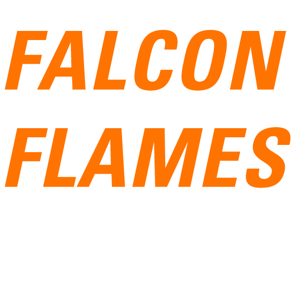 Flames Falcons Sticker by Bowling Green State University for iOS