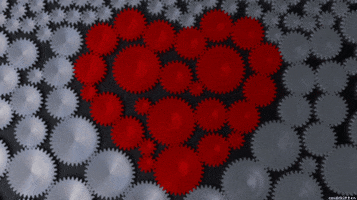 Infinite Loop Heart GIF by CmdrKitten