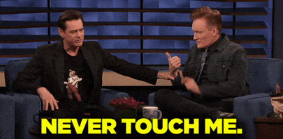 Dont Touch Me Jim Carrey GIF by Team Coco