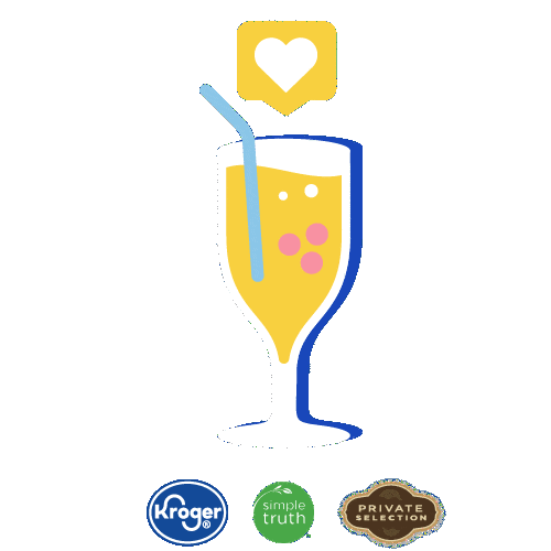 Mimosa Kroger Sticker by Simple Truth