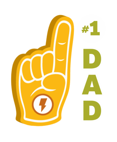 1Dad Sticker by trendyminds