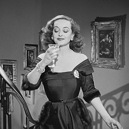 Bette Davis Drinking GIF - Find & Share on GIPHY