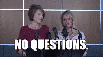 press conference no questions GIF by Chicks on the Right