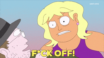 Go Away Yolo GIF by Adult Swim