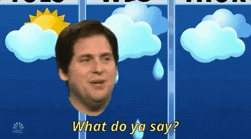 What Do Ya Say Jonah Hill GIF by Saturday Night Live
