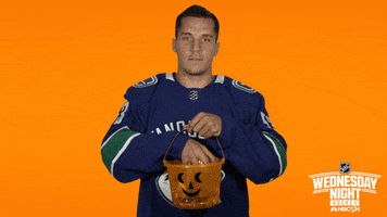 bo horvat halloween GIF by NHL on NBC Sports