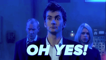 excited doctor who GIF