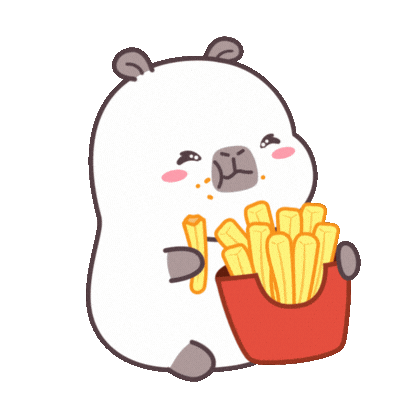 Happy Fast Food Sticker