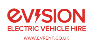 EVision Electric Vehicle Hire Sticker