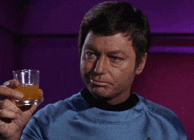 Star Trek Drinking GIF