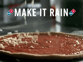 Make It Rain GIF by Domino's Pizza