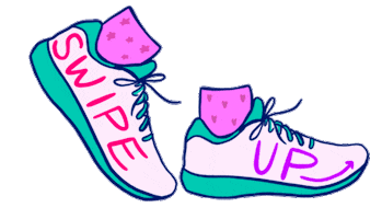 Run Swipe Up Sticker