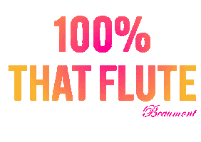 Flute Sticker by Beaumont Music