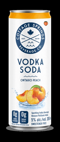 Vodka Peach GIF by CottageSprings