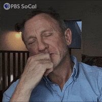 Daniel Craig Nodding GIF by PBS SoCal