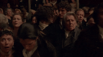 Aidan Turner Crowd GIF by MASTERPIECE | PBS