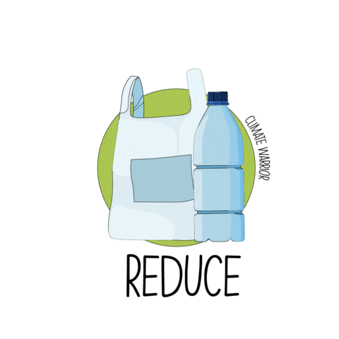 Reduce Climate Change Sticker by Bhumi Pednekar