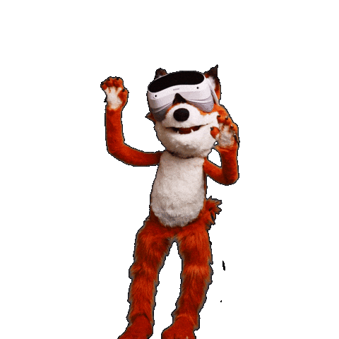 Virtual Reality Fox Sticker by Verivox