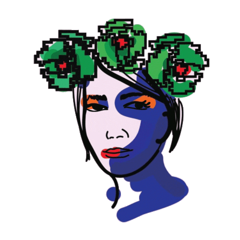 Woman Sticker