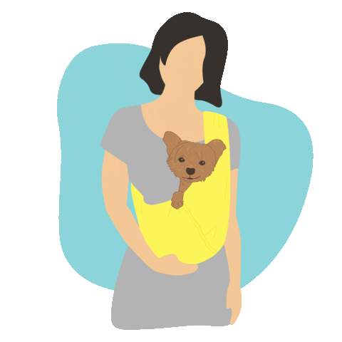 Sticker by dog on the go