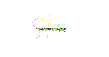 Southern Sayings Sticker by LeeAnne Locken