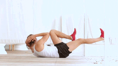 Bicycle Crunches ab exercise