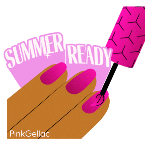 Pink Gellac Sticker