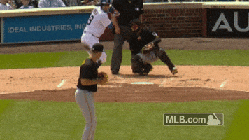 look over there pittsburgh pirates GIF by MLB