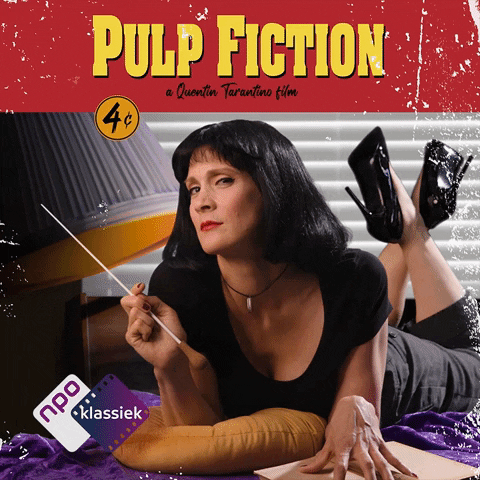 Pulp Fiction Soundtrack GIF by NPO Klassiek