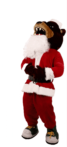 Happy Santa Claus GIF by Baylor University