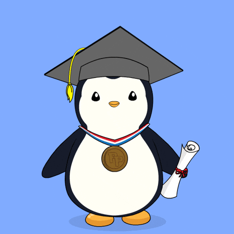 Celebration GIF by Pudgy Penguins by pudgypenguins