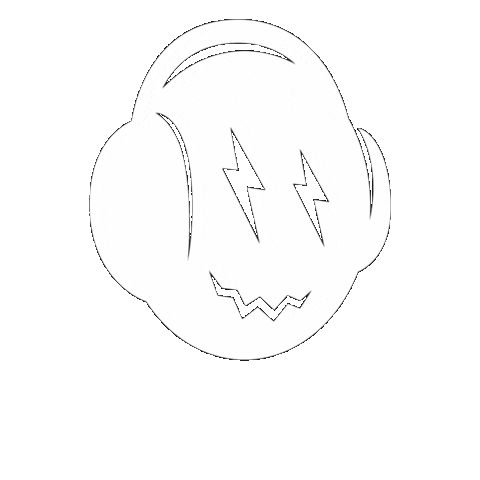 Brainjack Pointing Sticker by Brainjack Music