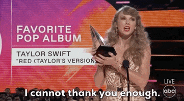 Taylor Swift GIF by AMAs
