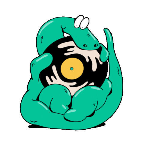 Dinosaur Smile Sticker