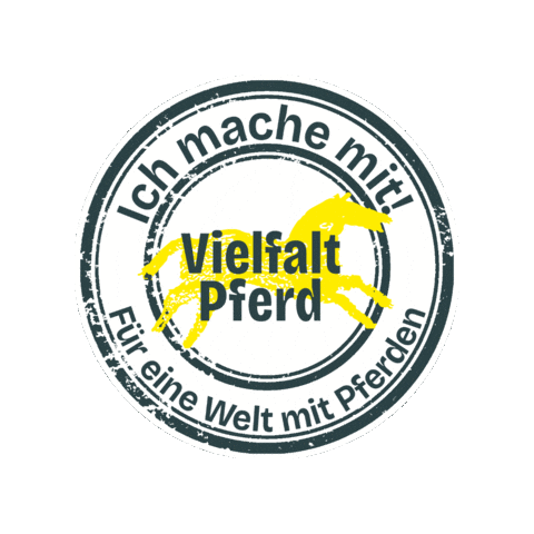 Vielfalt Pferd Sticker
