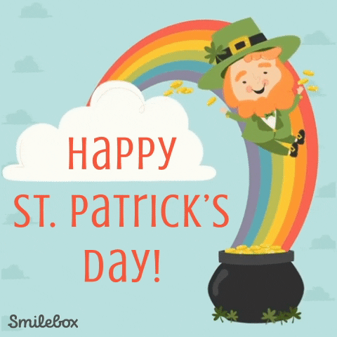 St Patricks Day Rainbow GIF by Smilebox
