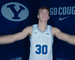 Get Loud Sport GIF by BYU Cougars