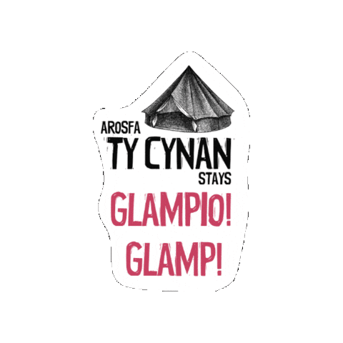 Glamping Glamp Sticker by Ty Cynan