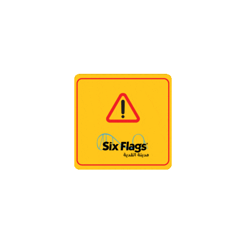 Six Flags Sticker by Six Flags Qiddiya City