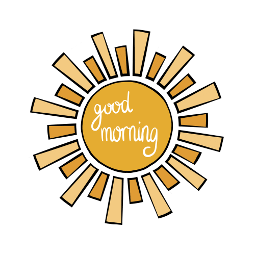 Morning Sticker