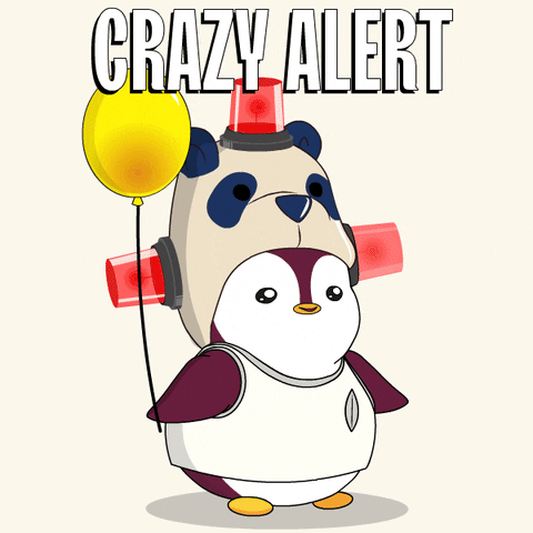 Penguin Youre Crazy GIF by Pudgy Penguins