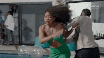 Pushed In Pool GIF by ALLBLK