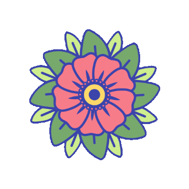 Flower Power Dance Sticker